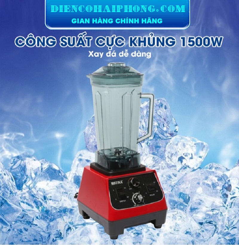 Máy xay đa năng công nghiệp Matika 1500W