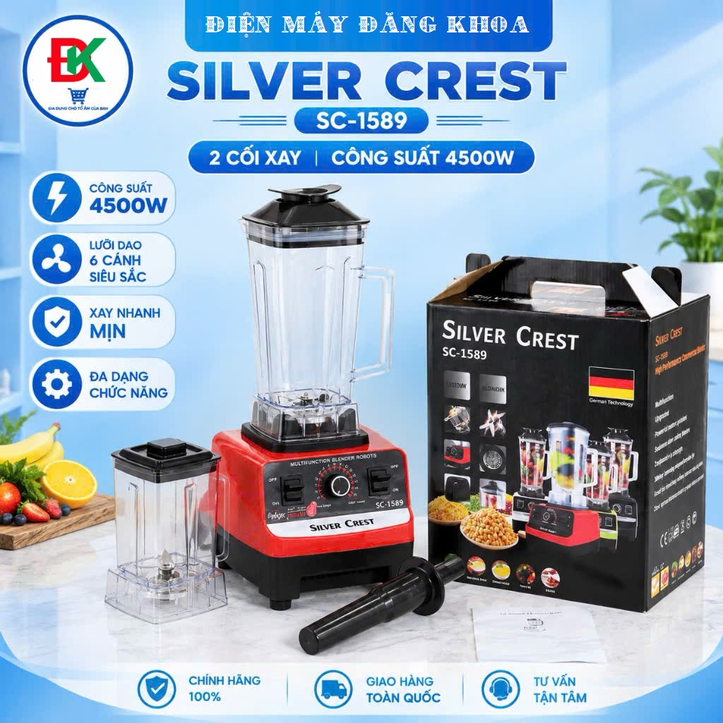 Máy xay sinh tố công nghiệp SILVER CREST Sc-1589 4500W