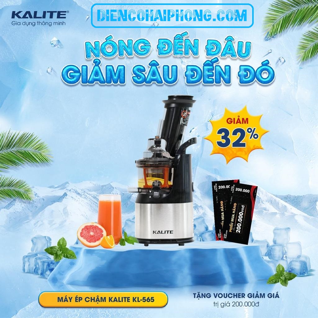 Máy ép chậm KALITE KL-565