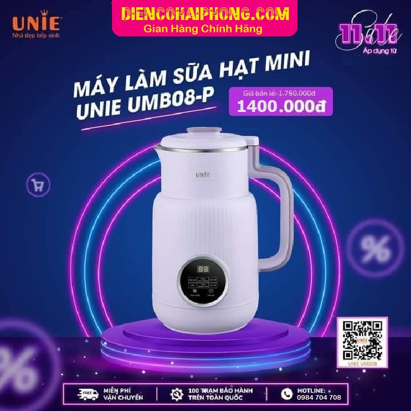 Máy Làm Sữa Hạt Mini Unie UMB08