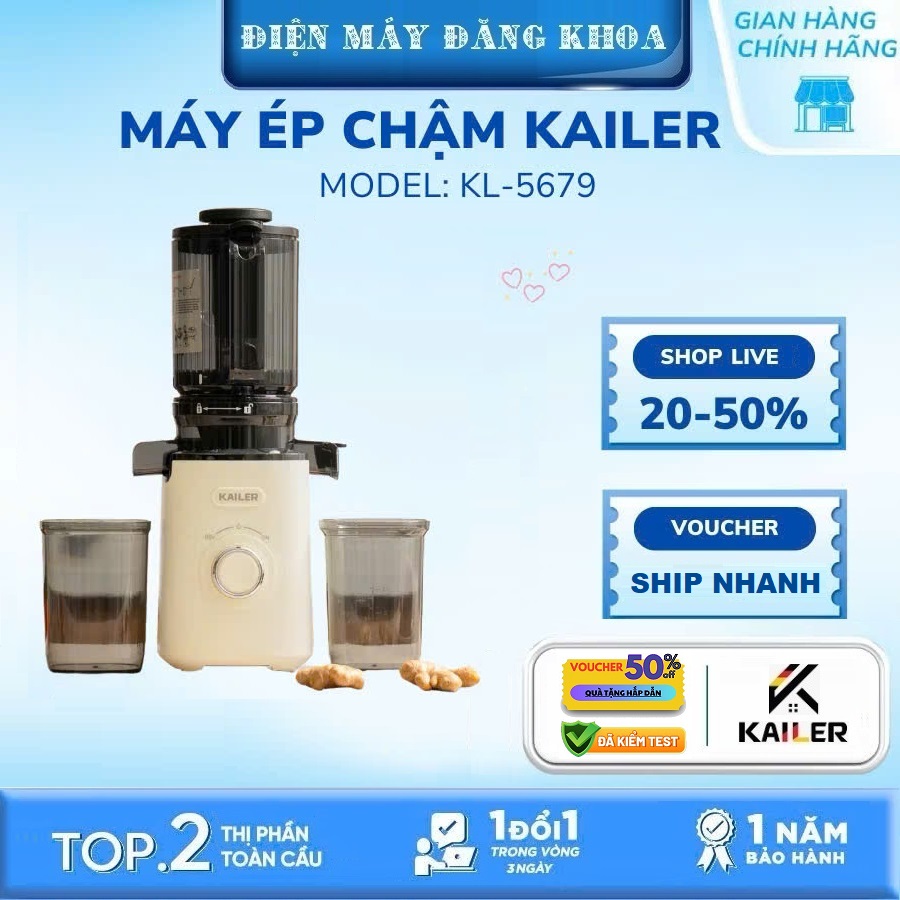 MÁY ÉP CHẬM KAILER KL-5679