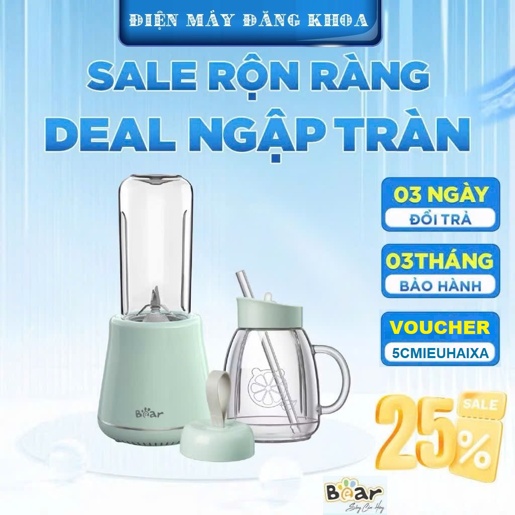 Máy Xay Sinh Tố Cầm Tay Bear LLJ-D04A1 200w