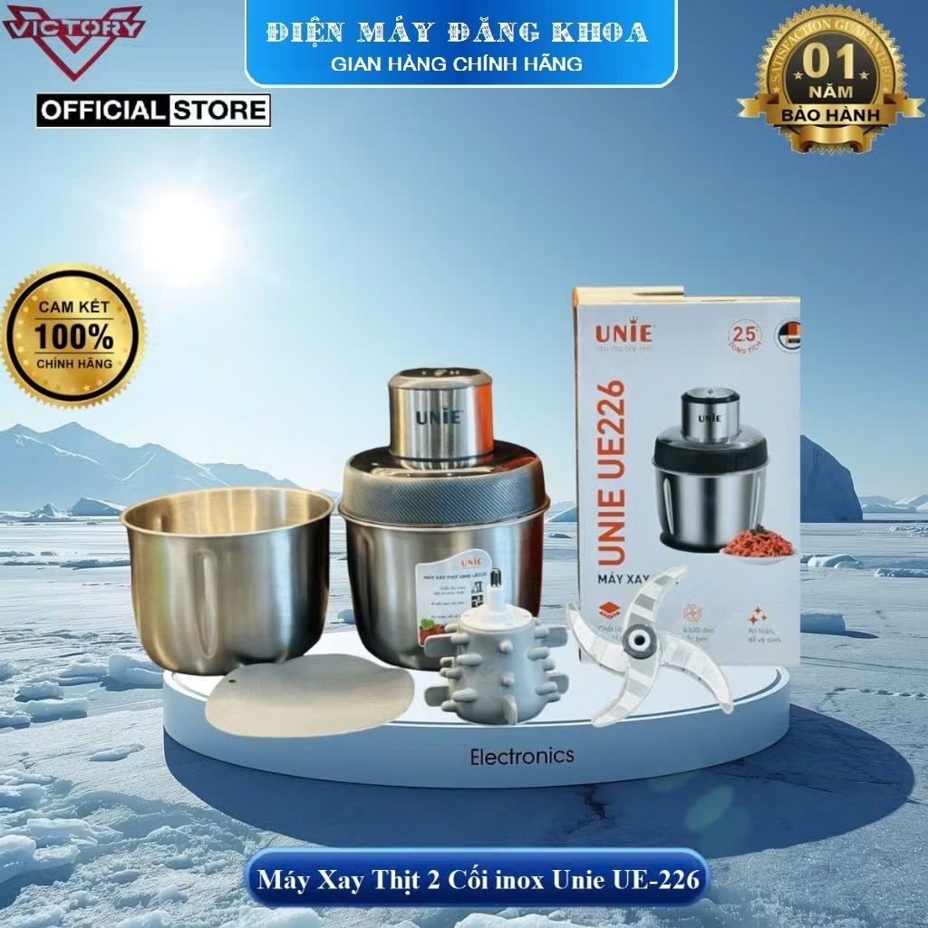 Máy xay đa năng Unie UE226 xay thịt ,cua,sinh tố