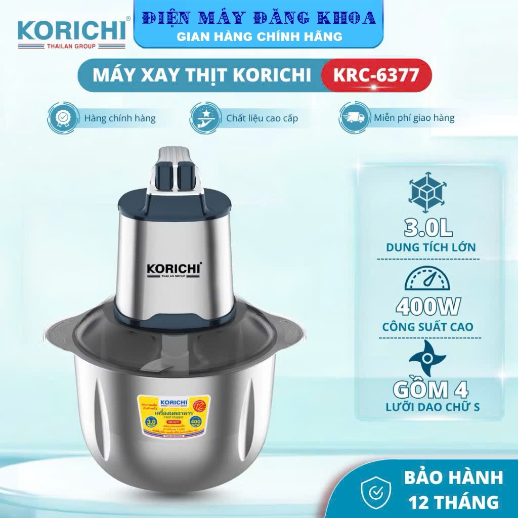 Máy xay thịt KORICHI KRC-6377