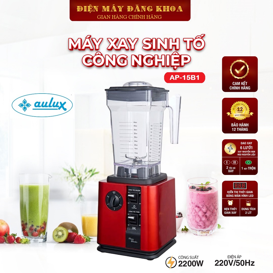 Máy xay sinh tố Aulux AP-15B1 công suất 2200W