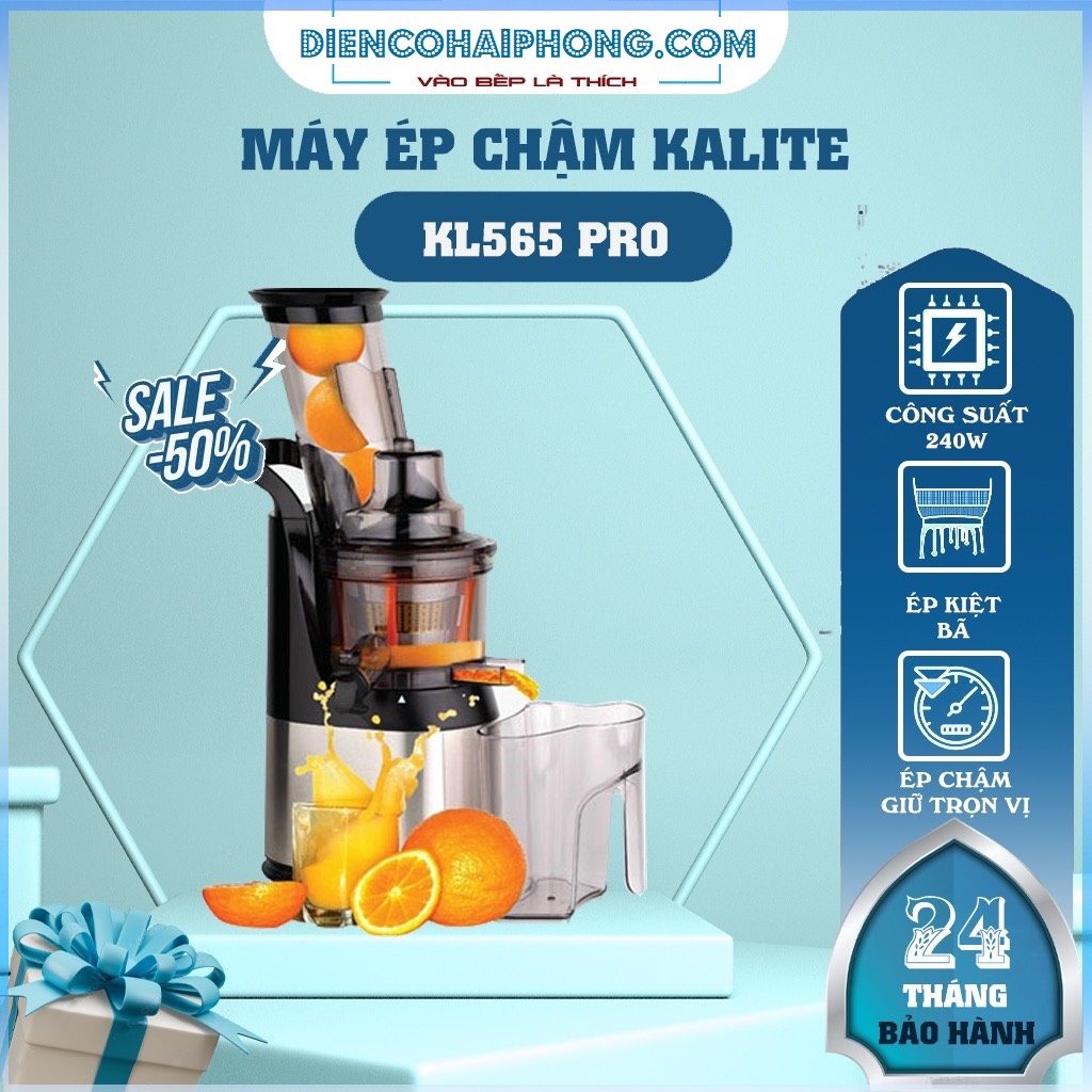 MÁY ÉP CHẬM HOA QUẢ KALITE KL-565