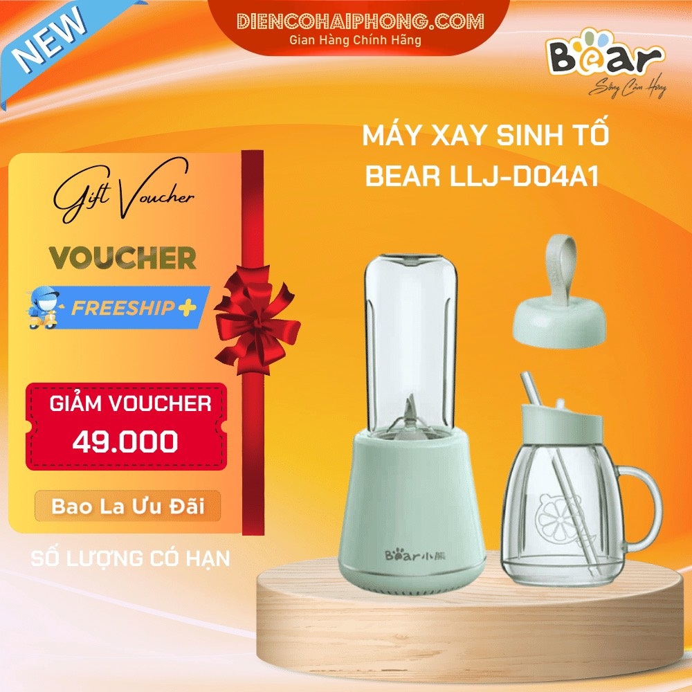 Máy Xay Sinh Tố Cầm Tay Bear LLJ-D04A1