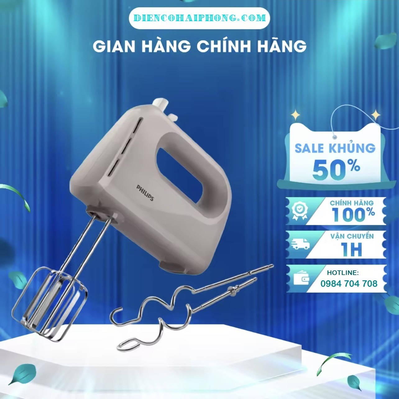 Máy đánh trứng Philips HR3705/20