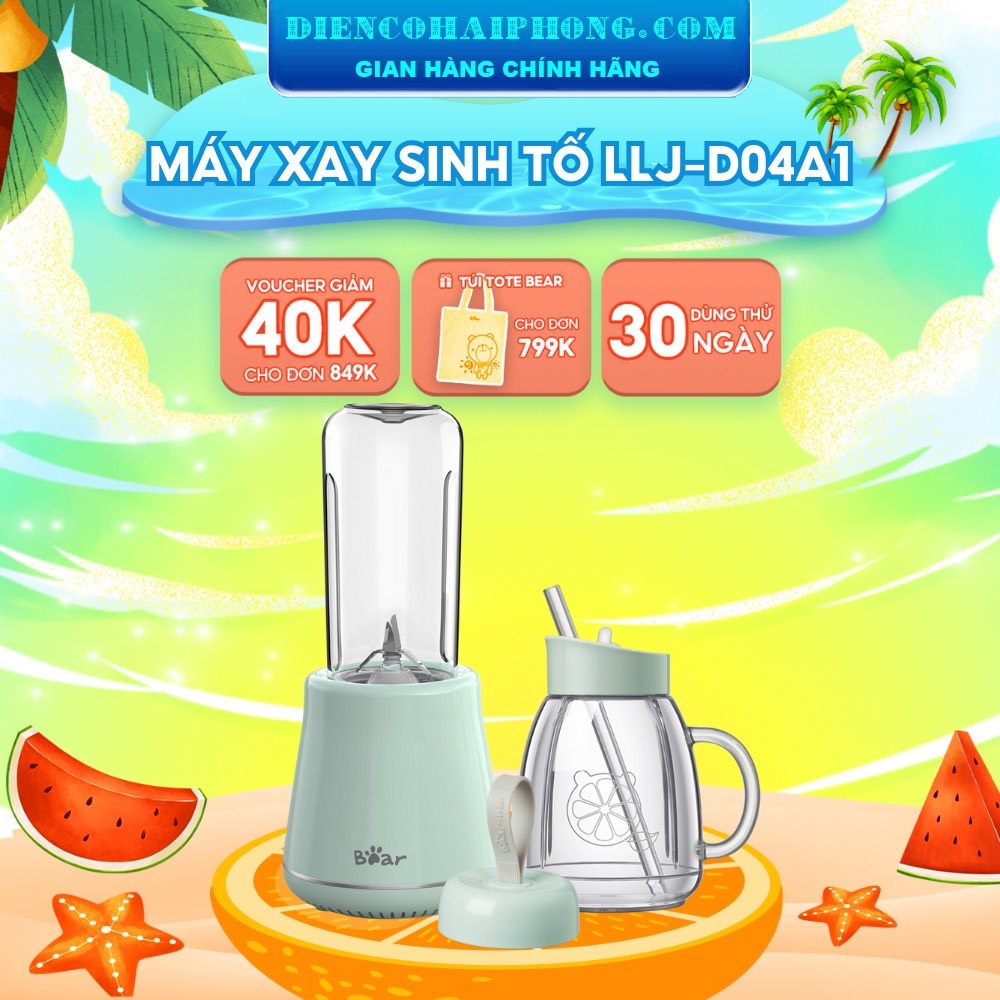 Máy Xay Sinh Tố Cầm Tay Bear LLJ-D04A1