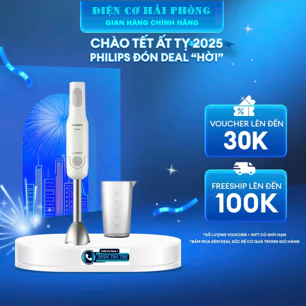 Máy xay cầm tay Philips HR2534 650W