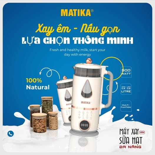Máy xay sữa hạt đa năng MTK-3150 0.8L