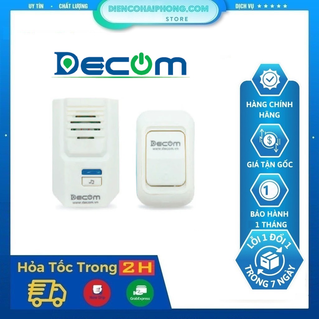 Chuông cửa không dây decom dc-187