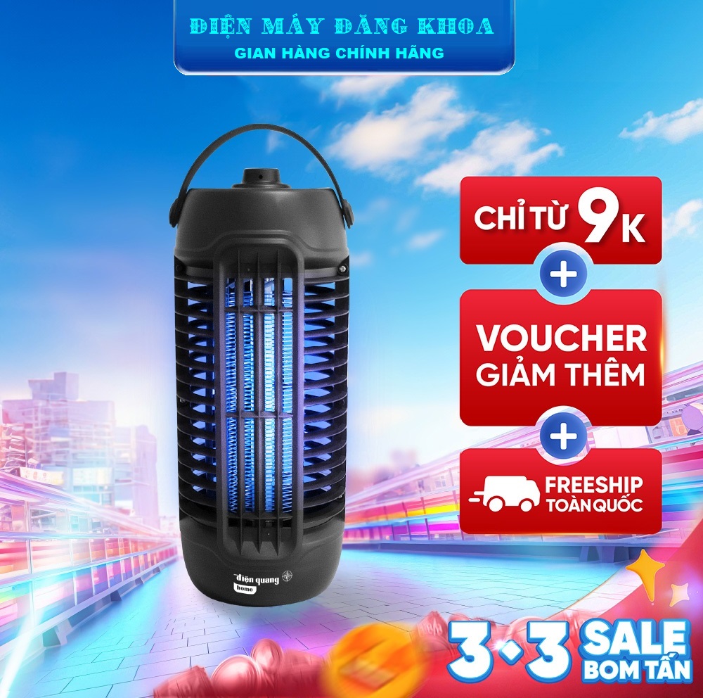 Đèn bắt muỗi UV Điện Quang ĐQ EML08 BL