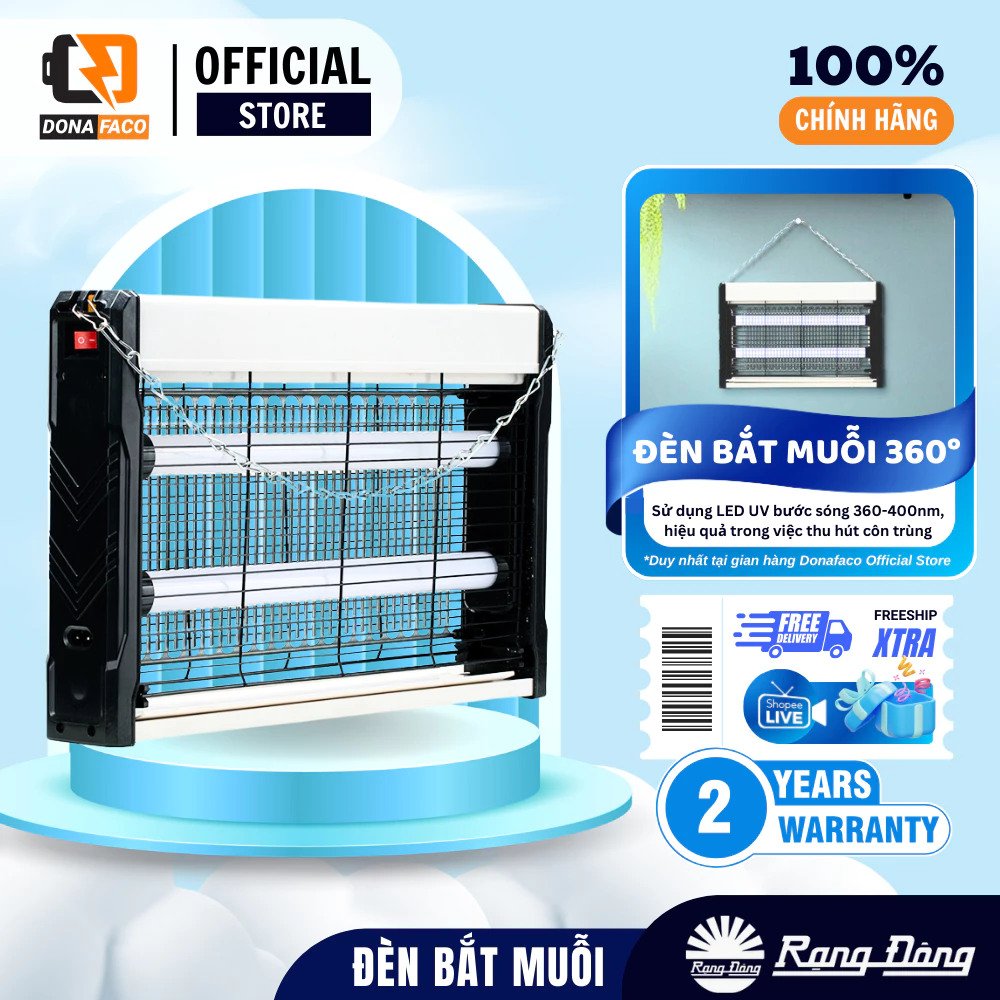Đèn bắt muỗi DBM02 500x250 4W
