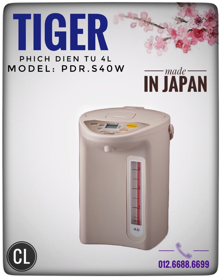 Phích điện 4l Tiger PDR-S40