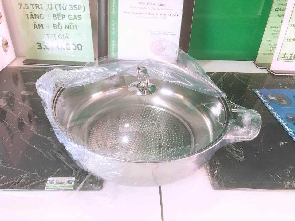 Nồi lẩu inox 30 cm