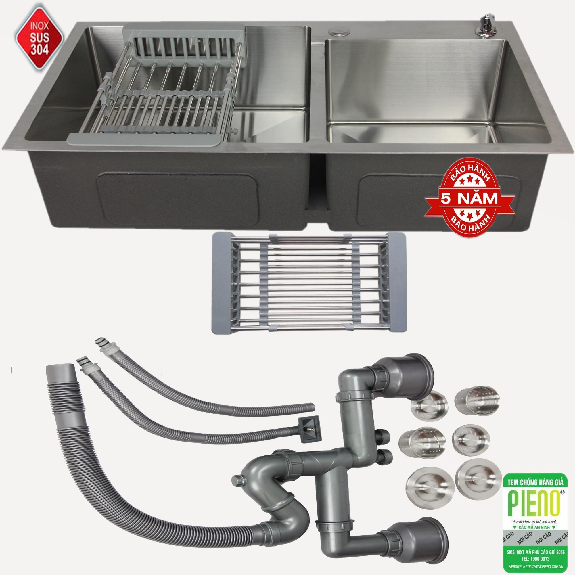 Chậu rửa bát đĩa Pieno P7843L Simple