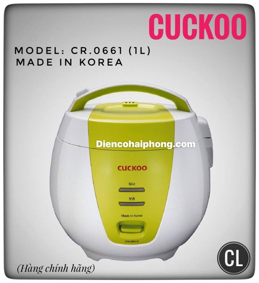 Nồi cơm điện Cuckoo CR-0661 (1L)