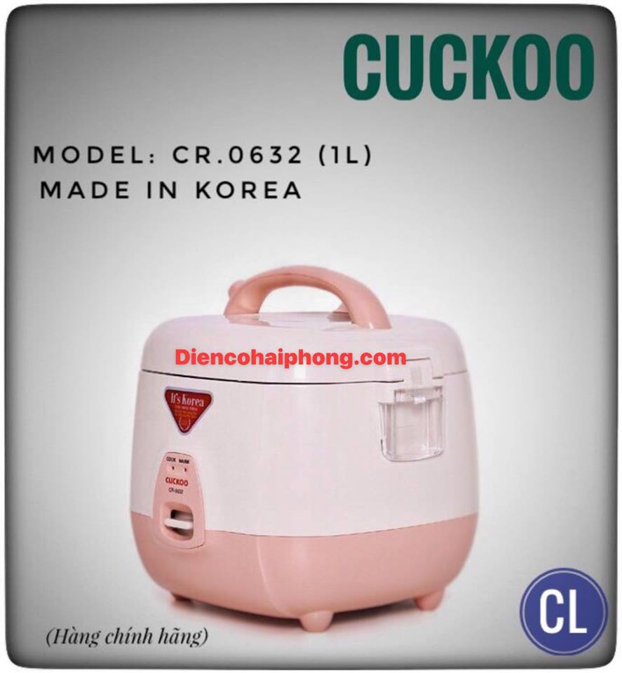 NỒI CƠM ĐIỆN 1.0 LÍT CUCKOO CR-0632