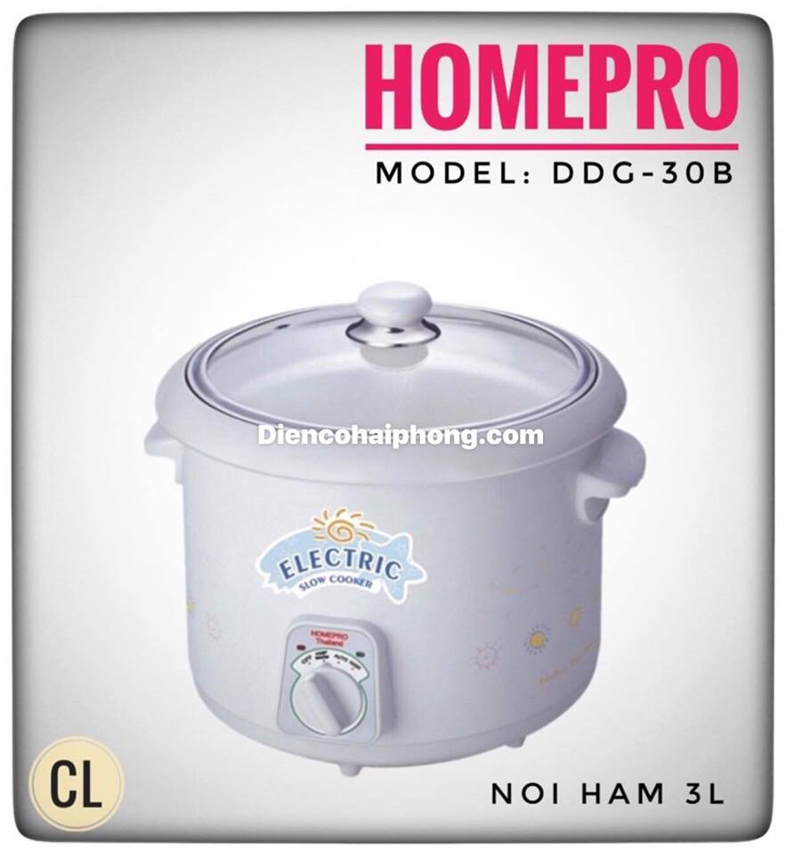 Nồi nấu cháo kho cá Homepro ThaiLand DDG-30B