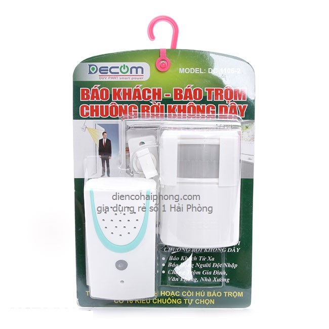 Chuông báo khách chống trộm Decom